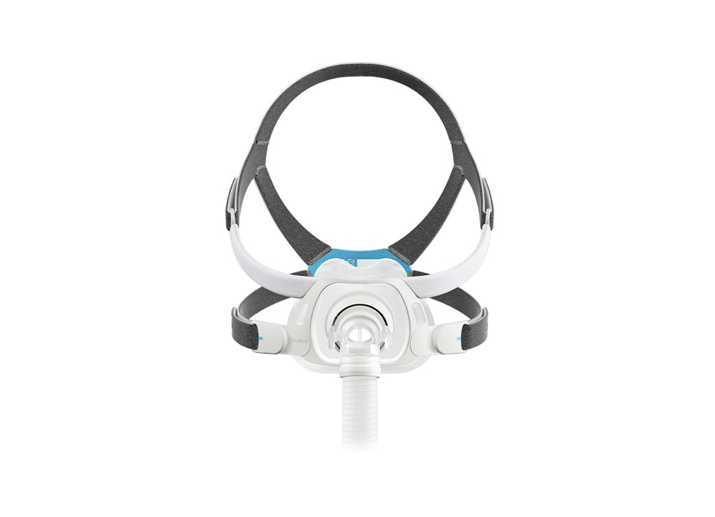 ResMed AirFit F40 compact full face CPAP mask, front view