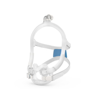 ResMed AirFit F30i full face CPAP mask with top-of-head tube connection